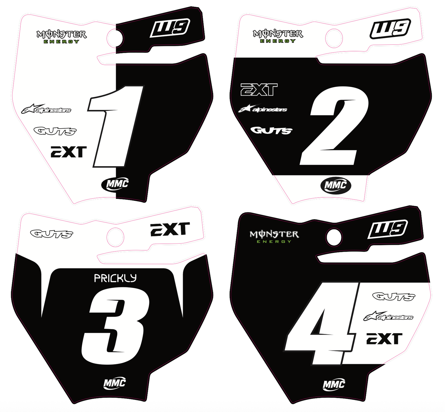 KTM 65 Plate Decal