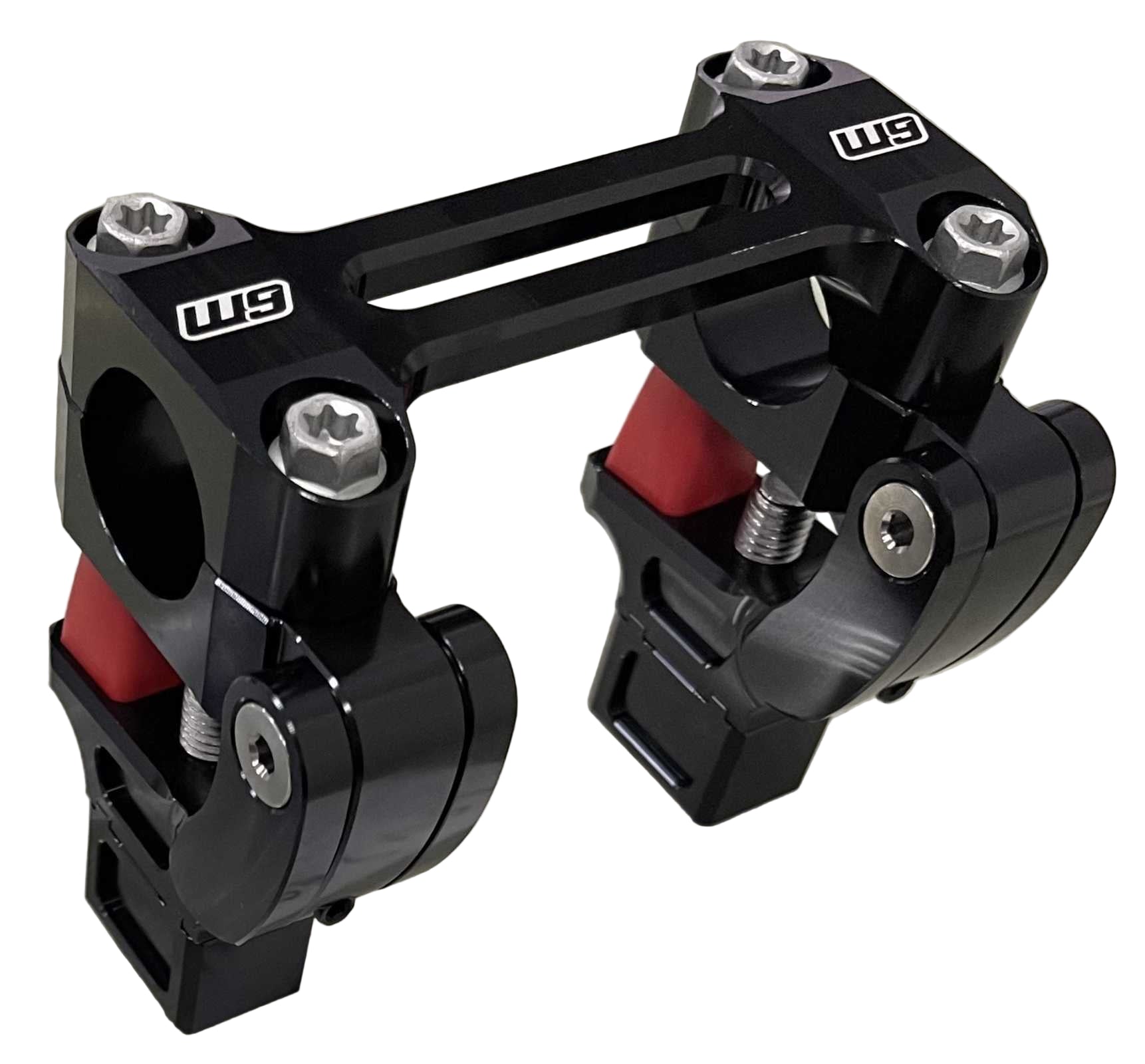 Warp 9 V2 flex bar mount with dual durometer inserts for Sur-Ron Ultra Bee