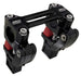 Warp 9 V2 flex bar mount with dual durometer inserts for Sur-Ron Ultra Bee
