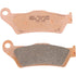 Warp 9 EBC front brake pad set showing friction surface and backing plate