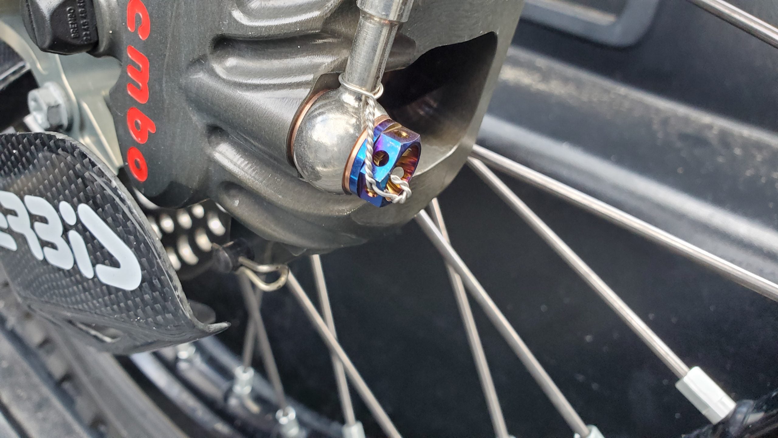 Warp 9 Titanium Banjo Brake Bolts