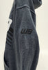 Warp 9 Dark Grey Logo Hoodie