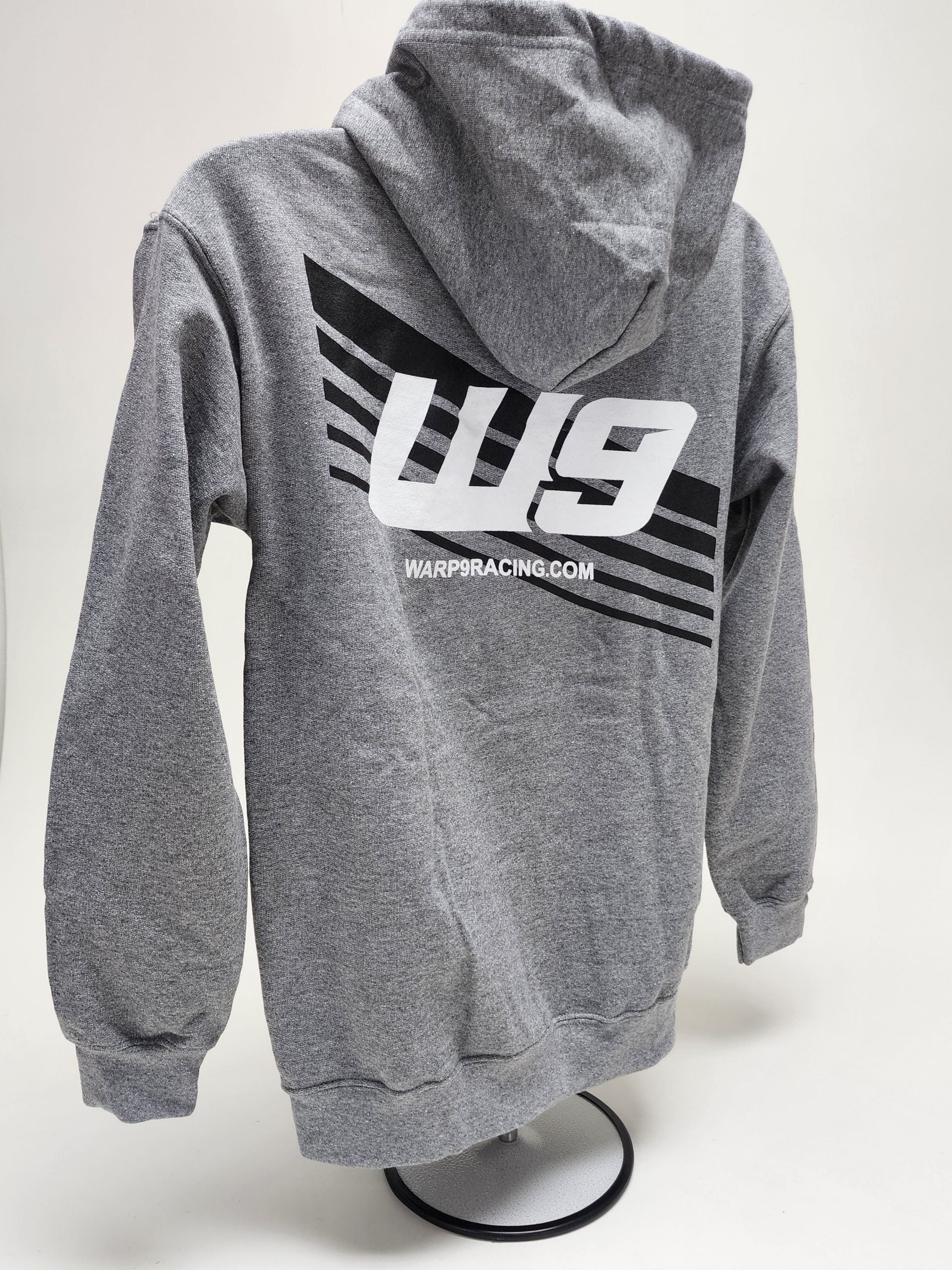 Warp 9 Light Grey Zip Hoodie