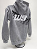 Warp 9 Light Grey Zip Hoodie