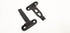 Bolt-on steer stops installed on a Sur-Ron Ultra Bee frame