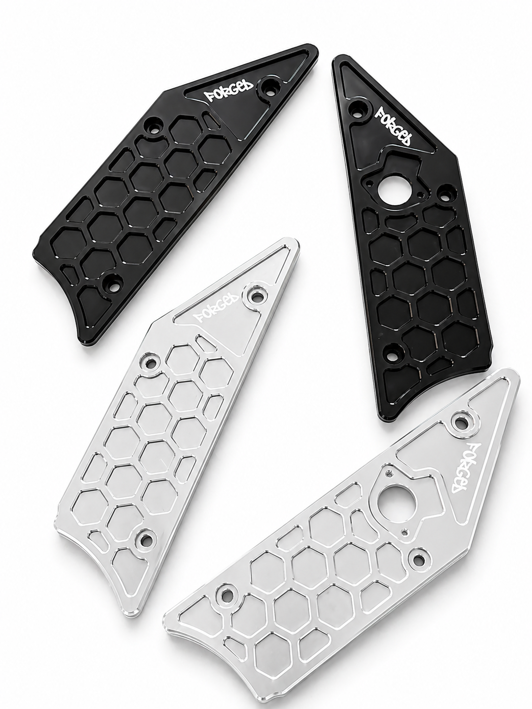 Forged Racing metal side panels for the Talaria XXX in glossy black