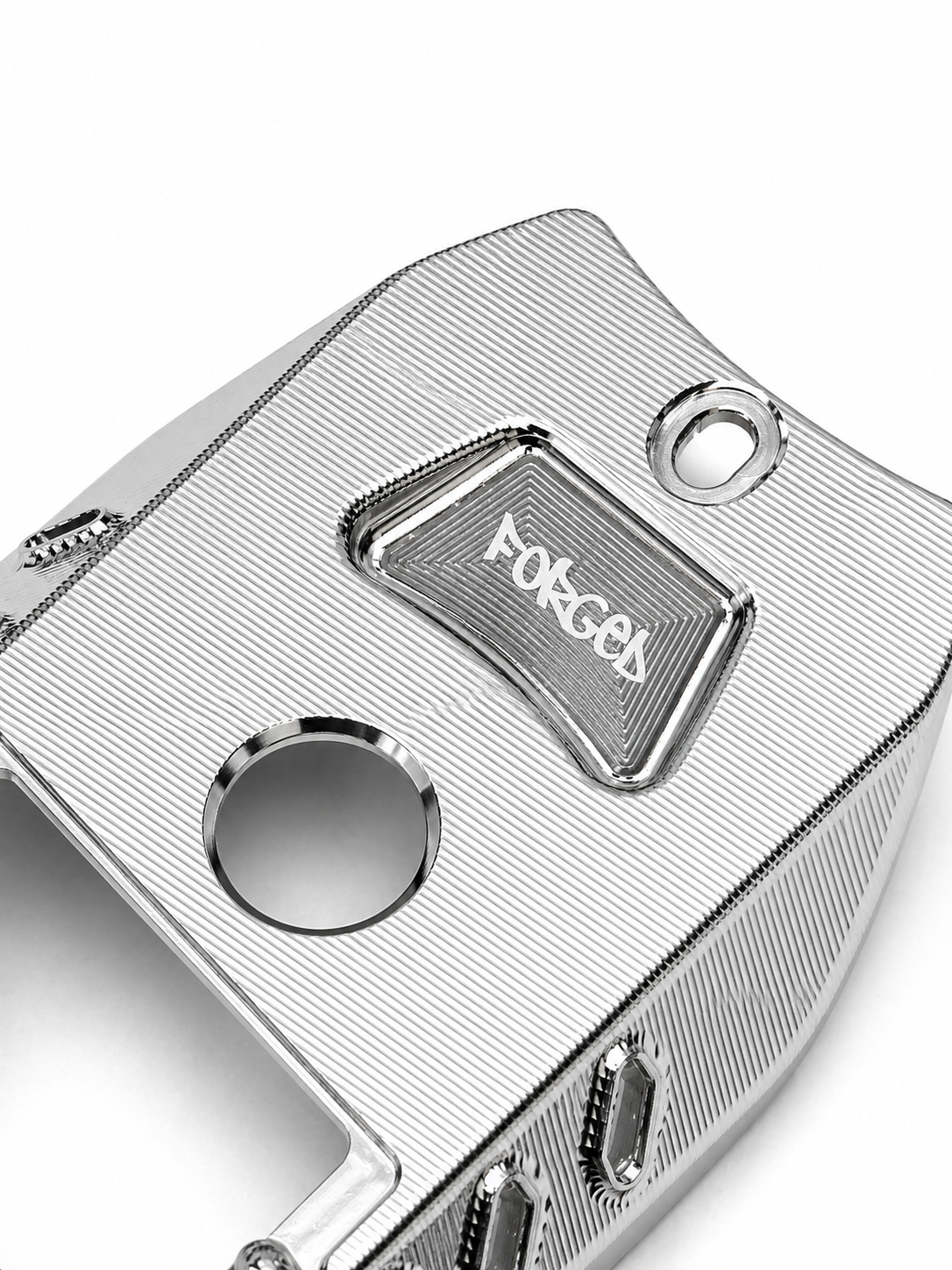 Clear glass window panel detail on Talaria XXX ignition cover