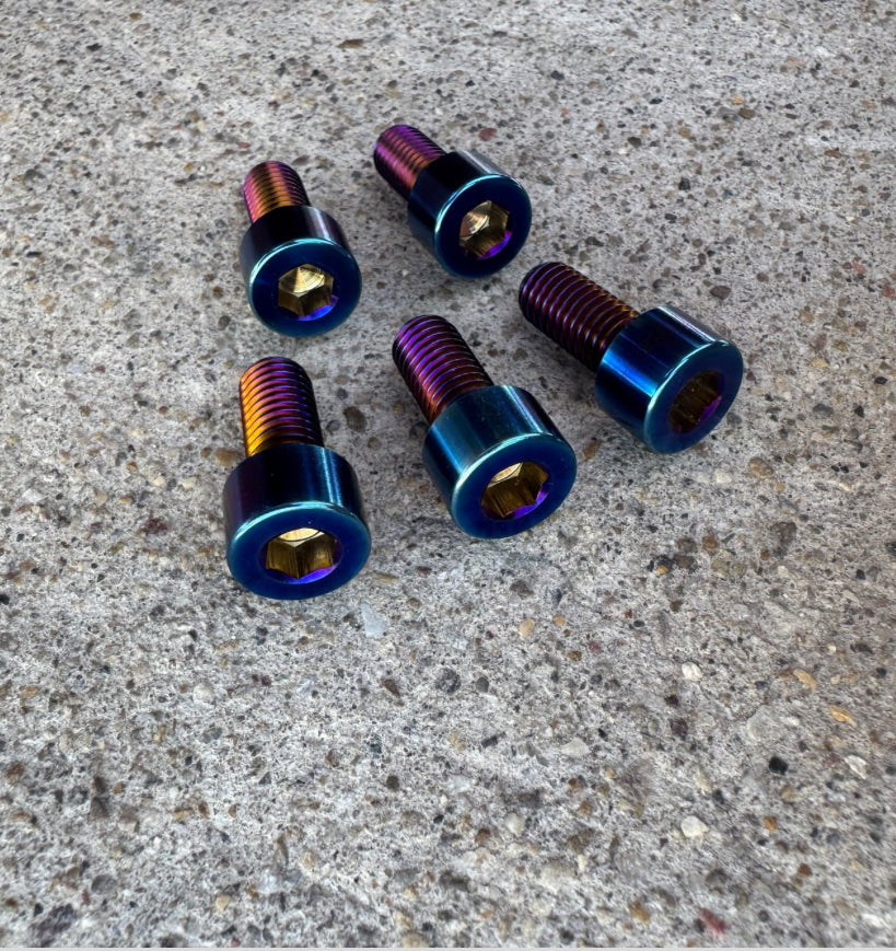 Titanium sprocket bolts for e-moto builds