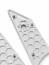 Bolt-on metal side panels installed on a Talaria XXX electric dirt bike