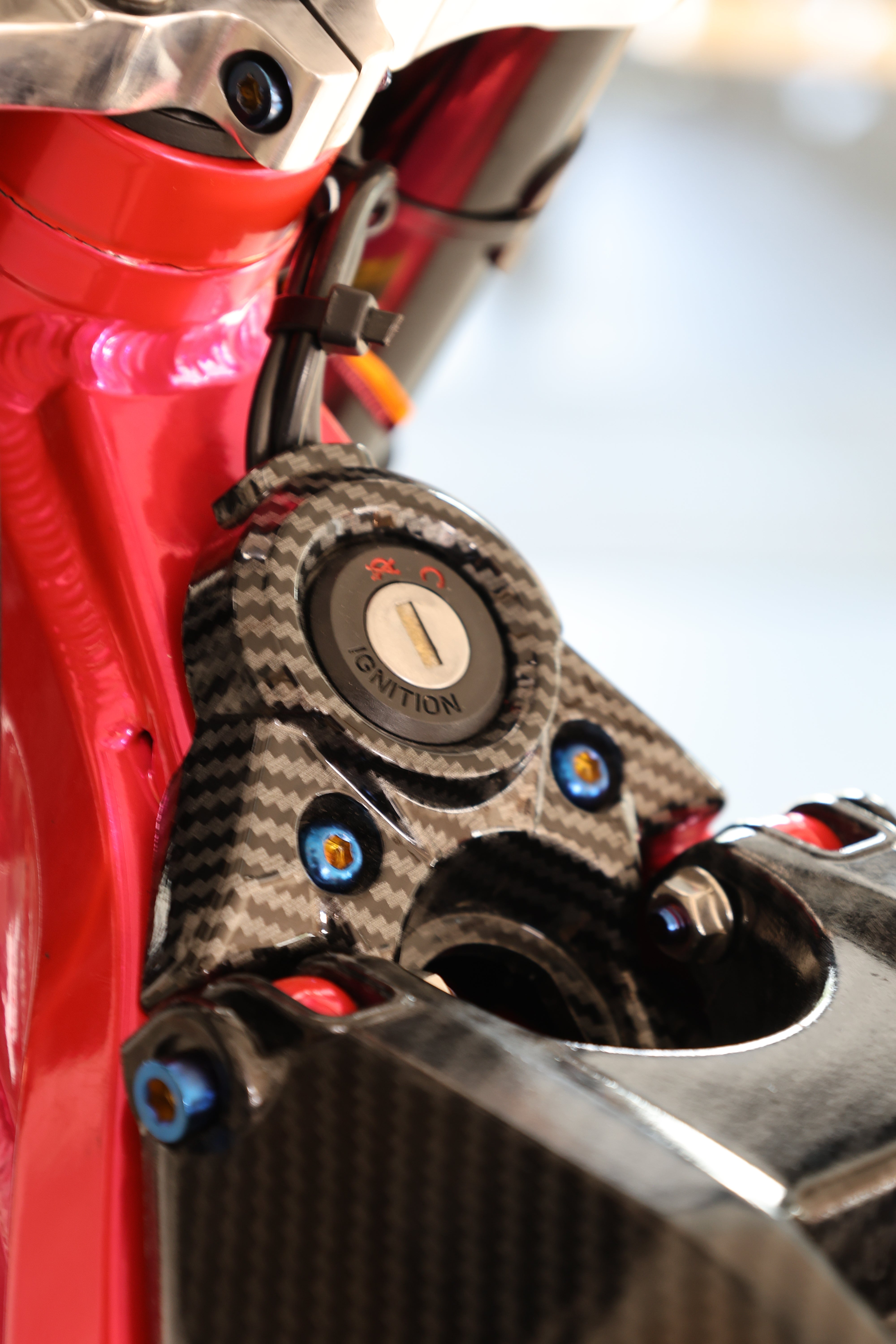 titanium ignition bolts(2pc)
