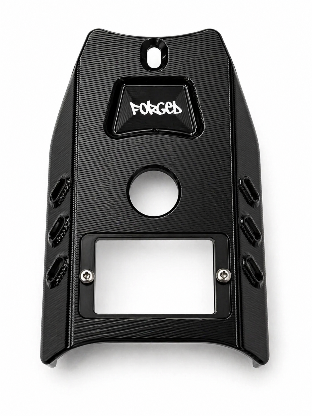 Talaria XXX ignition cover protecting wiring on the bike