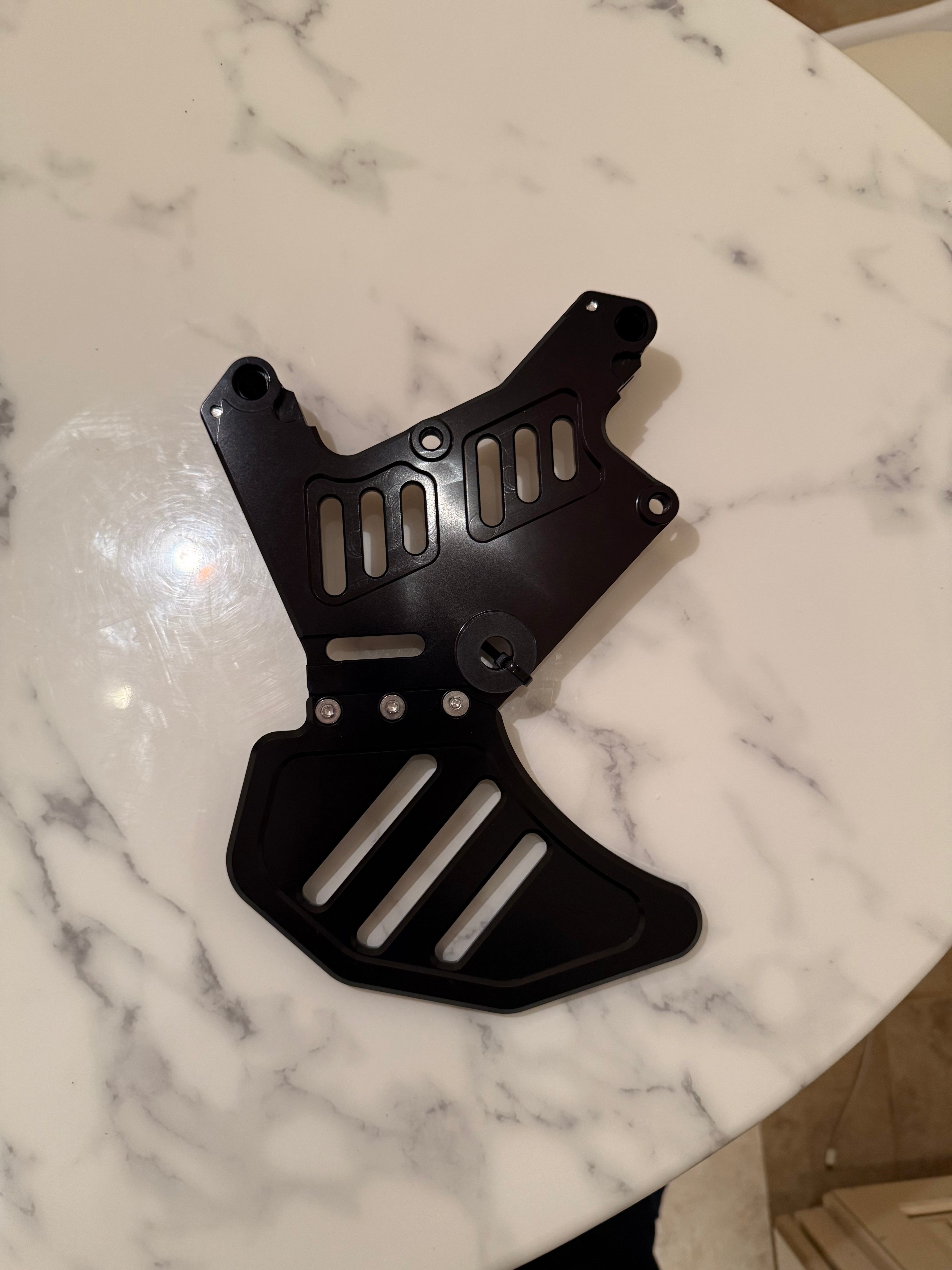 Moto foot brake kit for Talaria XXX — installed on the bike
