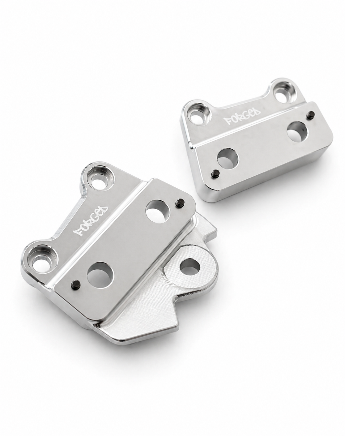 Chrome silver foot bracket option for the Talaria XXX