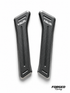 Glossy black battery guard with laser-engraved Forged V2 logo