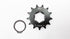 Warp 9 hardened tool steel front sprocket with pre-installed jack shaft seal for the Altis Sigma