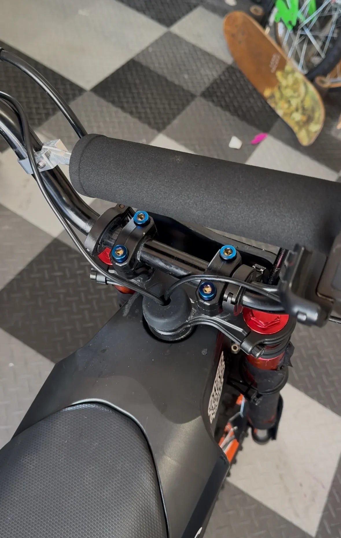 Grade 5 titanium direct mount bolt kit for Tuttio, RTR, Ebox and Mototec stems