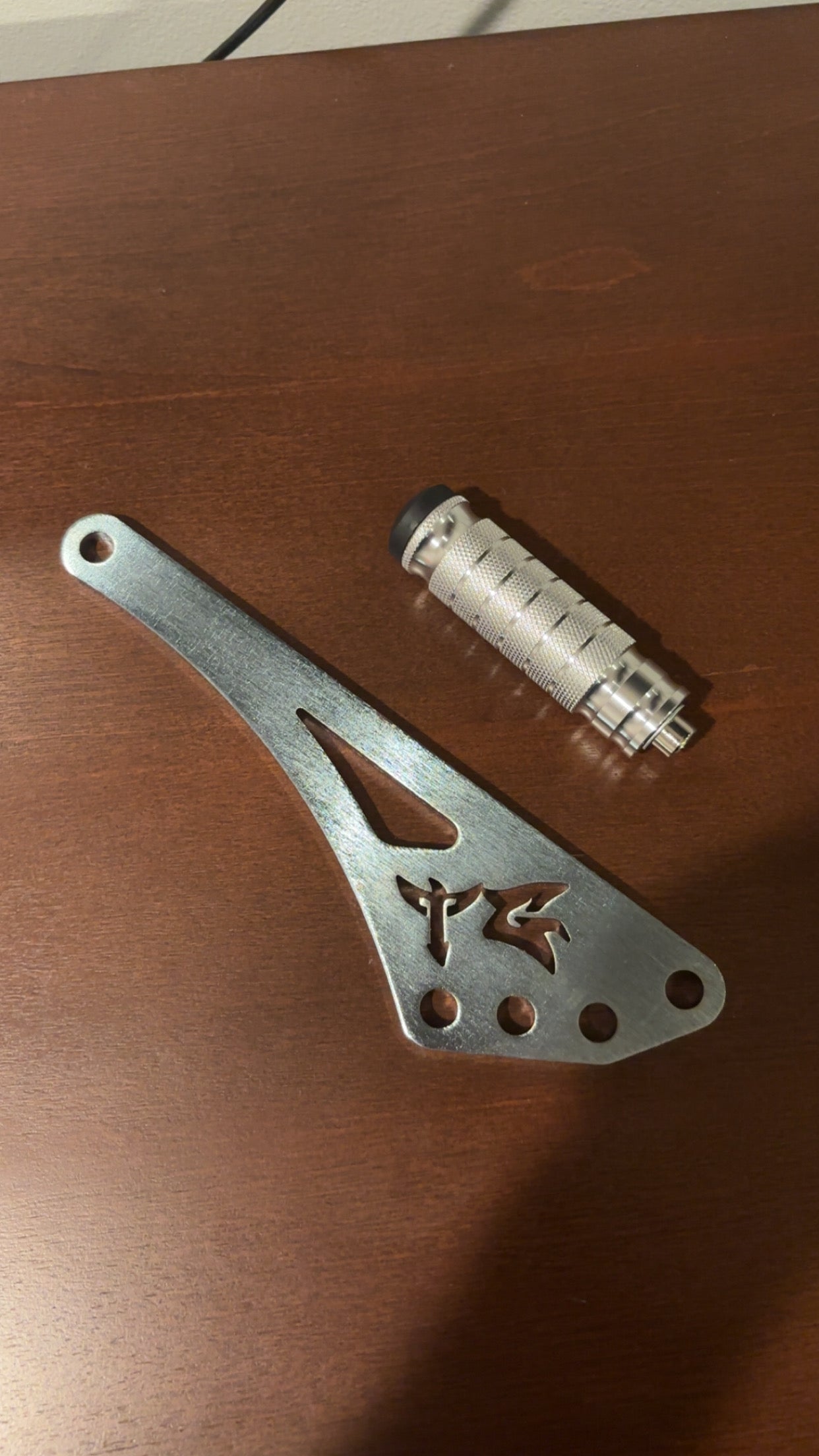 Chrome bracket shiftlock option for E-Ride Pro