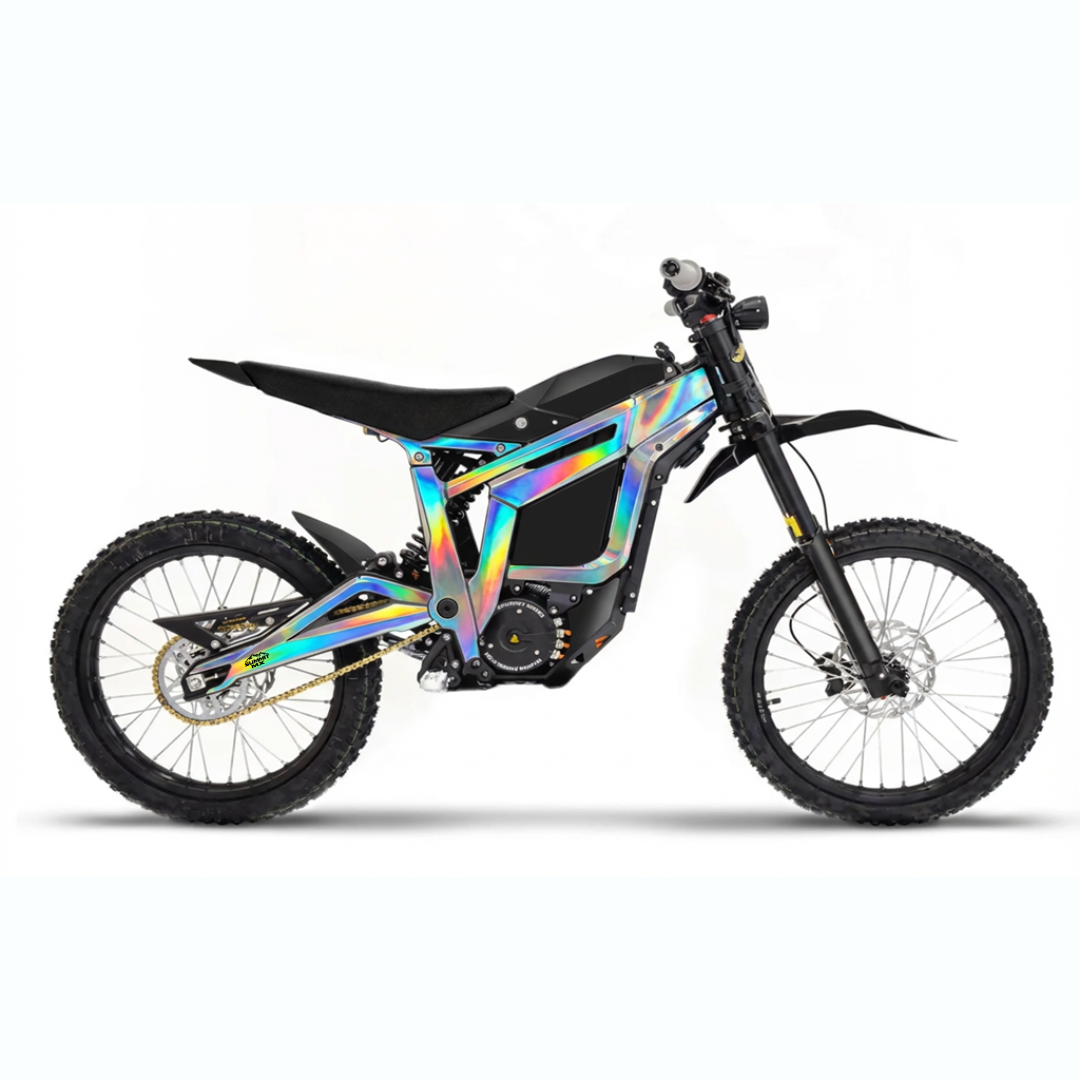 Charcoal frame wrap finish on Talaria Sting MX4