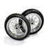 Ultra Bee Supermoto Wheelset (17in) Chrome/Black