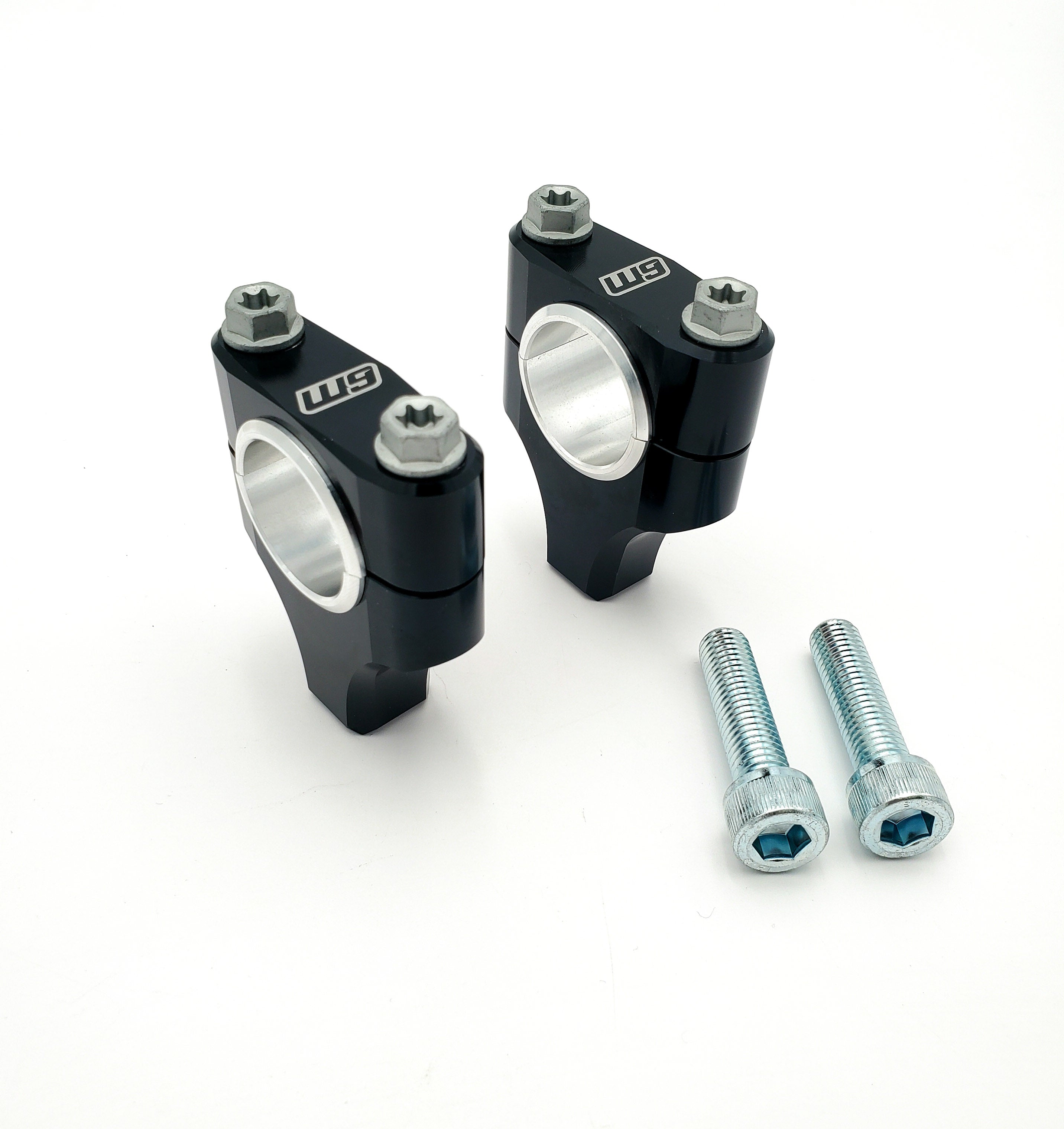 Warp 9 taller bar mounts for the Apollo RFN and Beta Explorer, compatible with MX and Sur-Ron bars