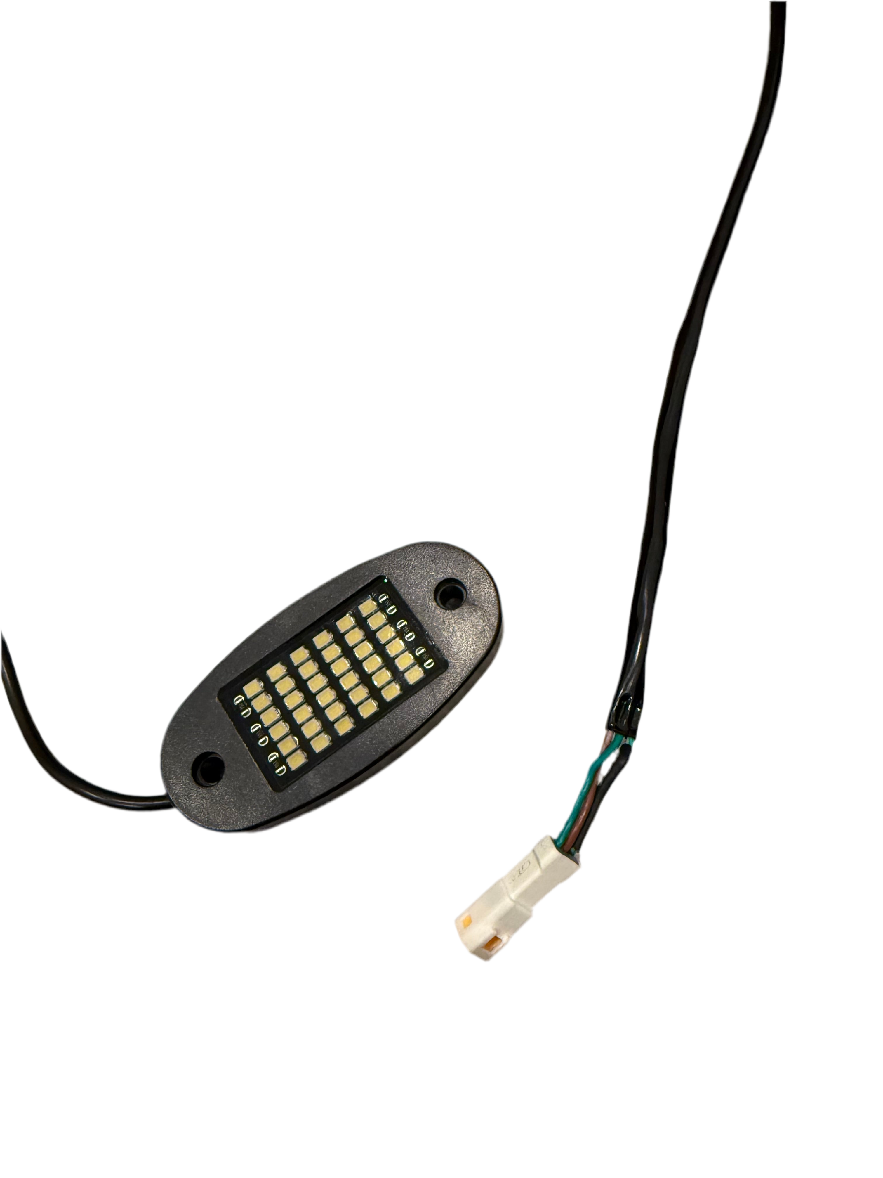 36 LED Rocklight V3 lit up showing bright output on Talaria