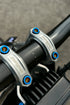 Close-up of a Ti-6Al-4V titanium stem bolt thread detail