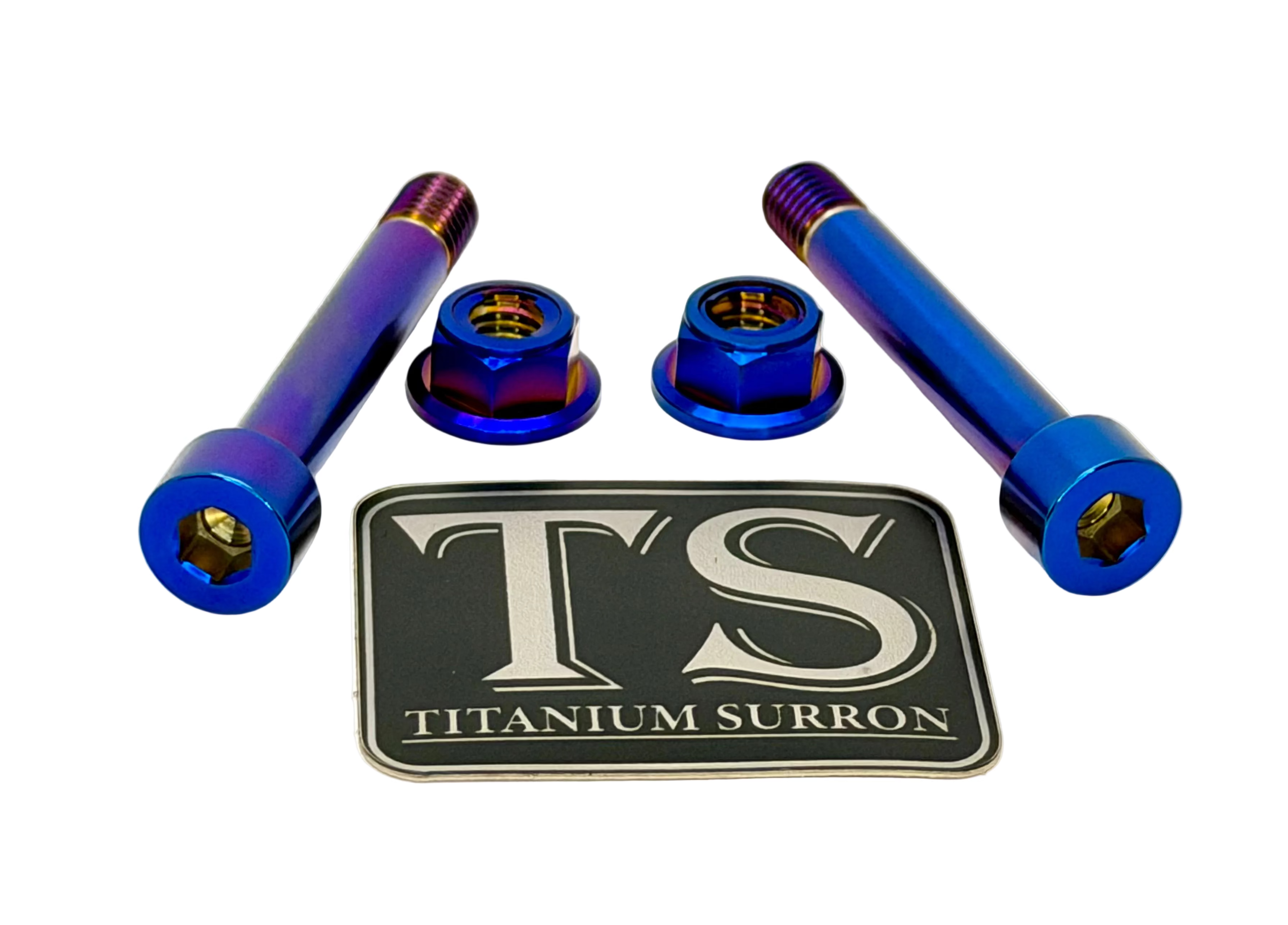 Titanium Rear Shock Mount Hardware (4 Pieces) E-Ride Pro
