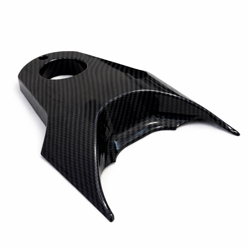 Glossy carbon fiber frame cover for the Tuttio
