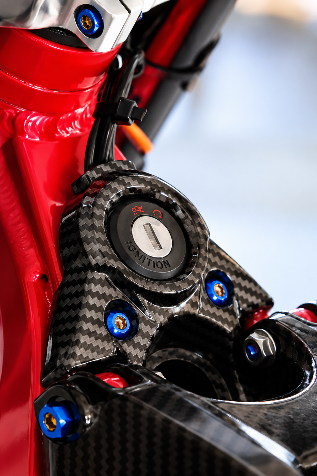 titanium ignition bolts(2pc)