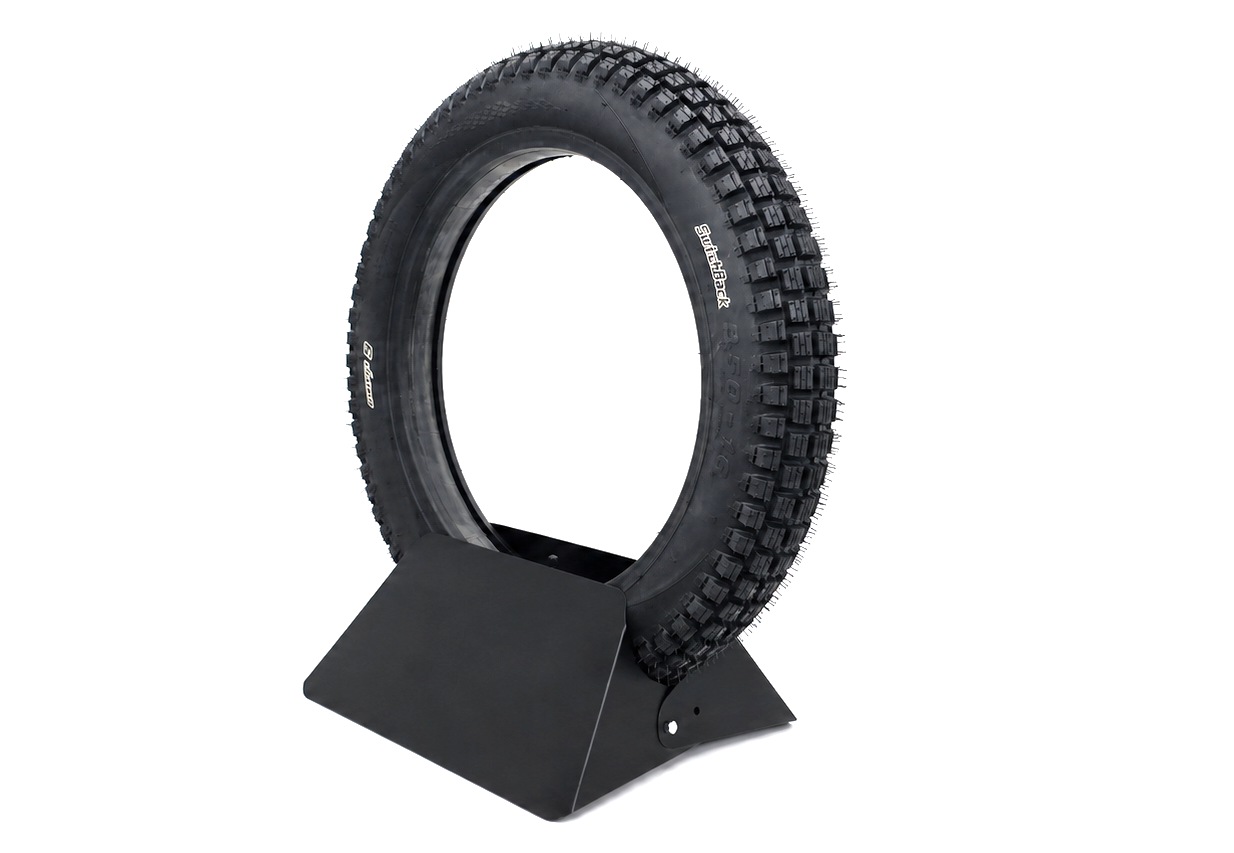 Warp 9 SwitchBack 16 inch tire sidewall showing 4-ply dual-sport construction