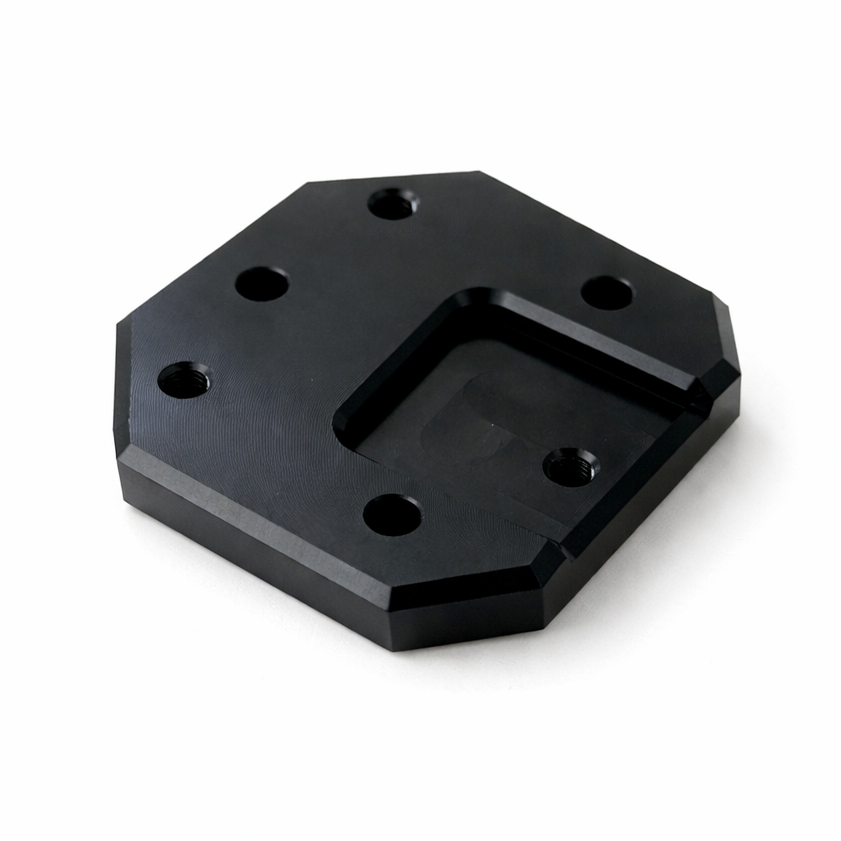 Fender adapter bolt pattern detail for mounting Talaria or Sur-Ron fenders