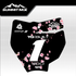 Cherry Blossom Number Plate Decal (MX Wraps)