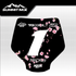 Cherry Blossom Number Plate Decal (MX Wraps)