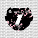 Cherry Blossom Number Plate Decal for ODI