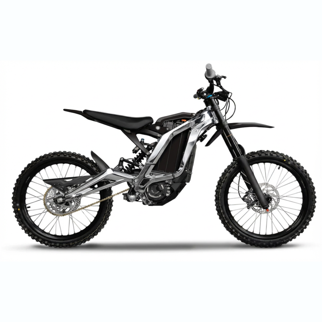Solid color frame wrap on Sur-Ron LBX frame and subframe