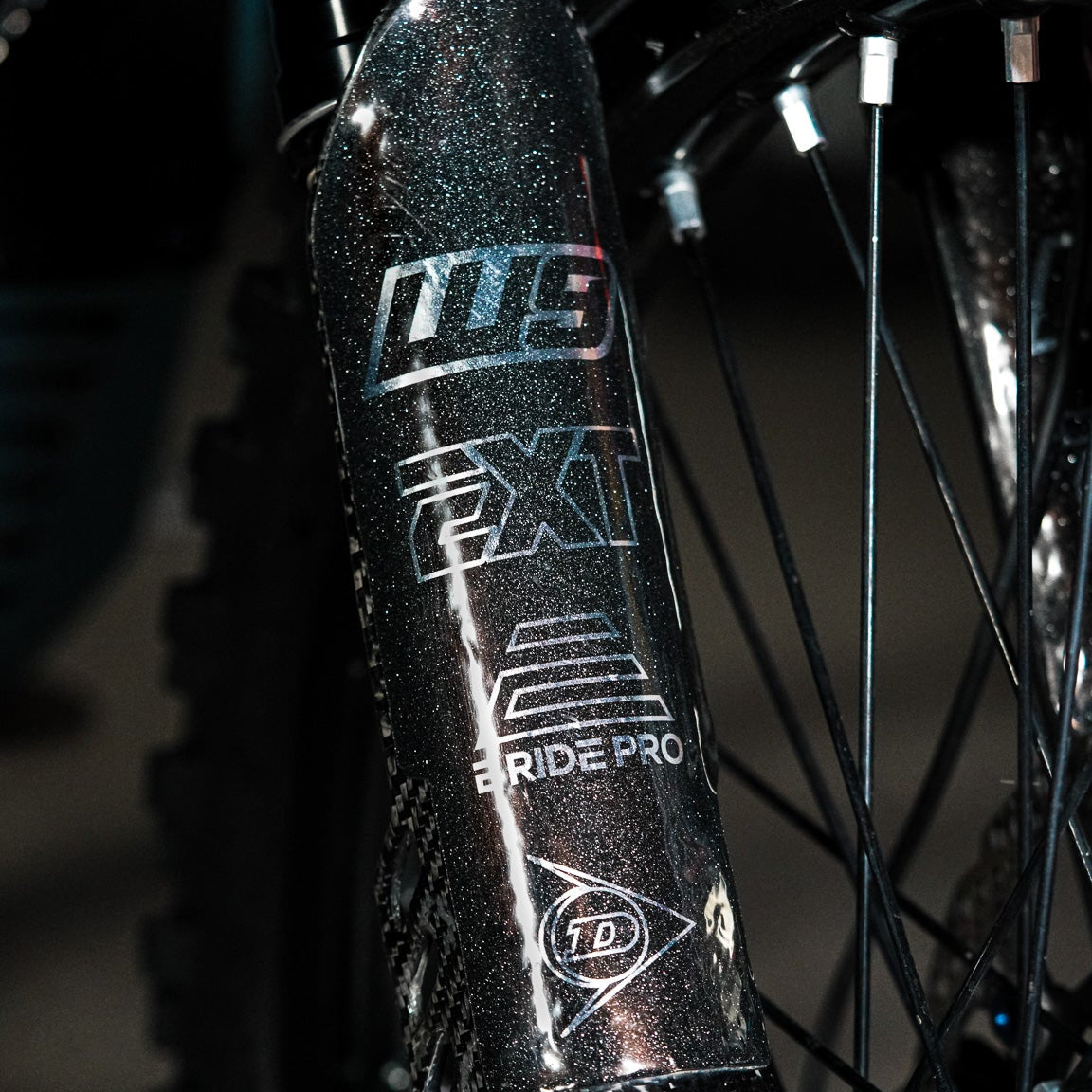 EXT Ferro fork guard decal kit, alternate layout view