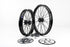 Warp 9 16/19 wheel set for Surron LBX — front wheel view