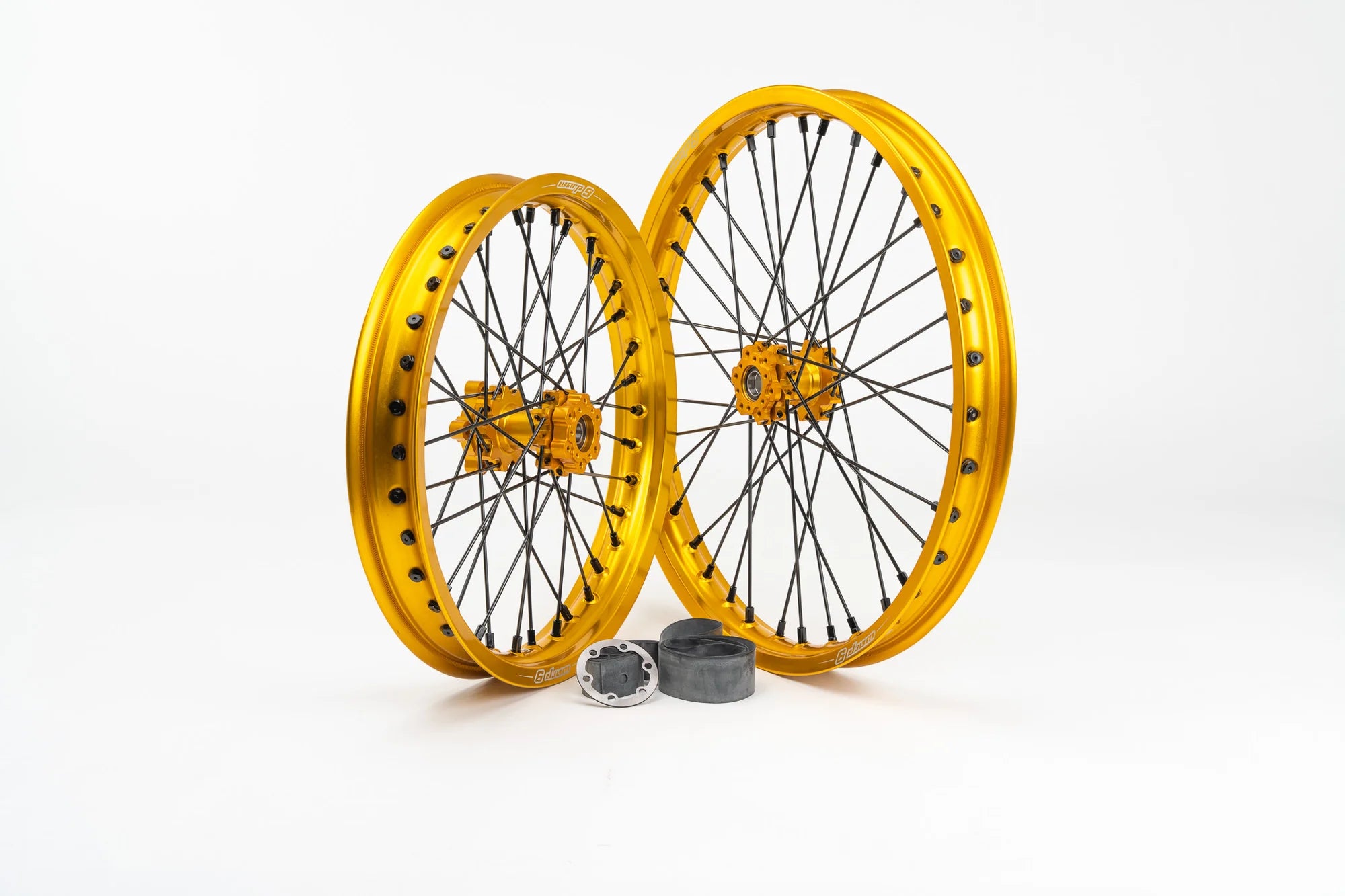 Warp 9 16/19 wheel set for Surron LBX — mounted tire option