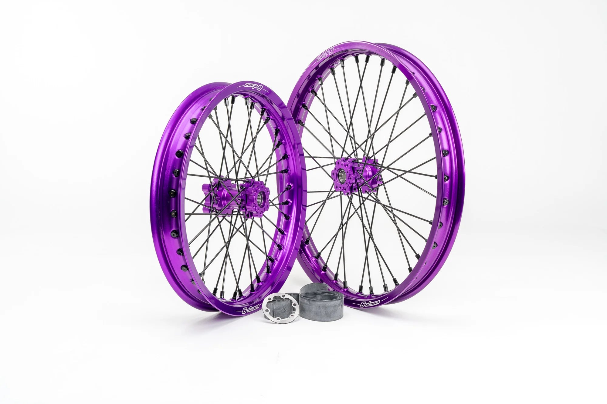Warp 9 16/19 wheel set for Surron LBX — 220mm rotor option