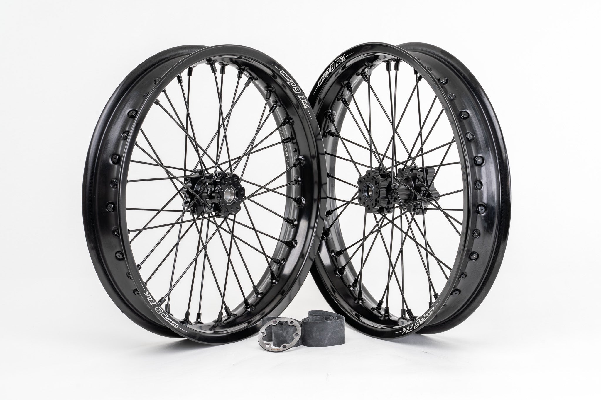 Warp 9 17×2.50 Supermoto Wheel Set – Surron Light Bee / E-Ride Pro / Ventus / 79Bike Falcon