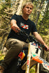 Throttle Bros Logo American Flag Tee