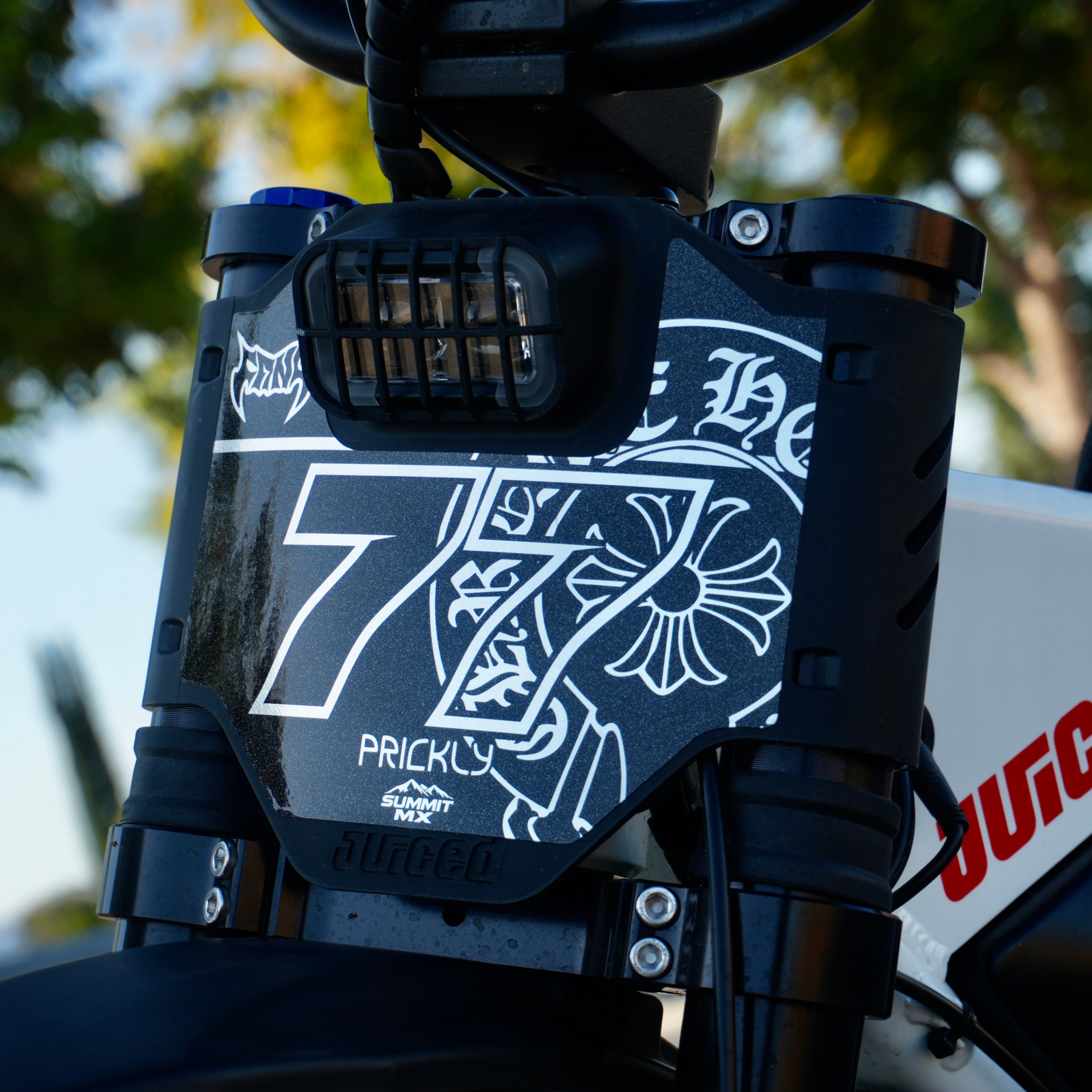 Chrome Hearts Decal for Juiced Number Plate