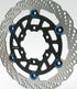 Warp 9 E-Ride Pro rear brake rotor showing vented braking surface