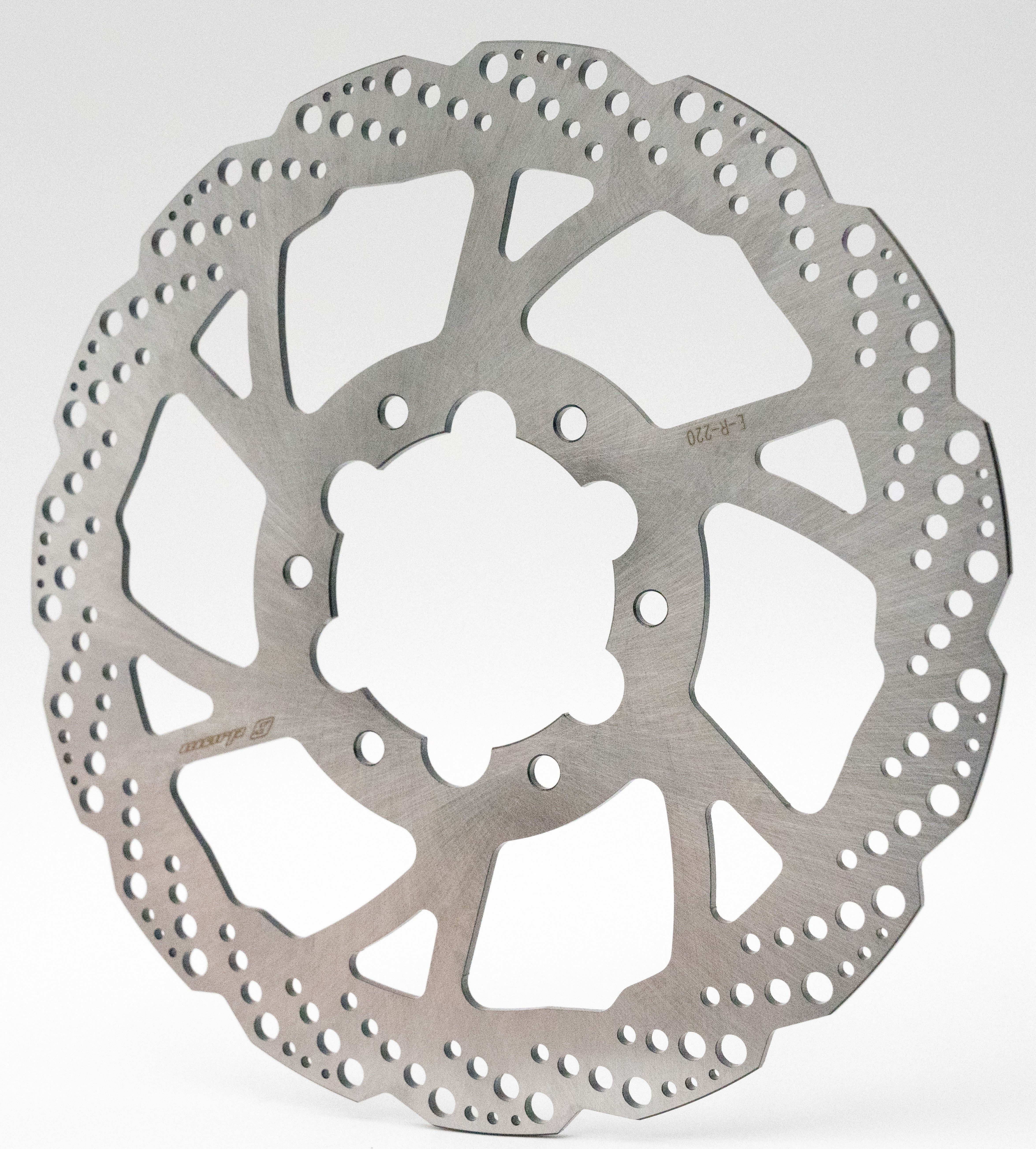 Warp 9 fixed brake rotor front fitment for E-Ride Pro SR