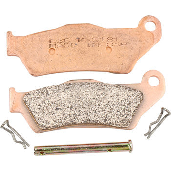 EBC sintered bronze brake pad compound options R, MXS and HH