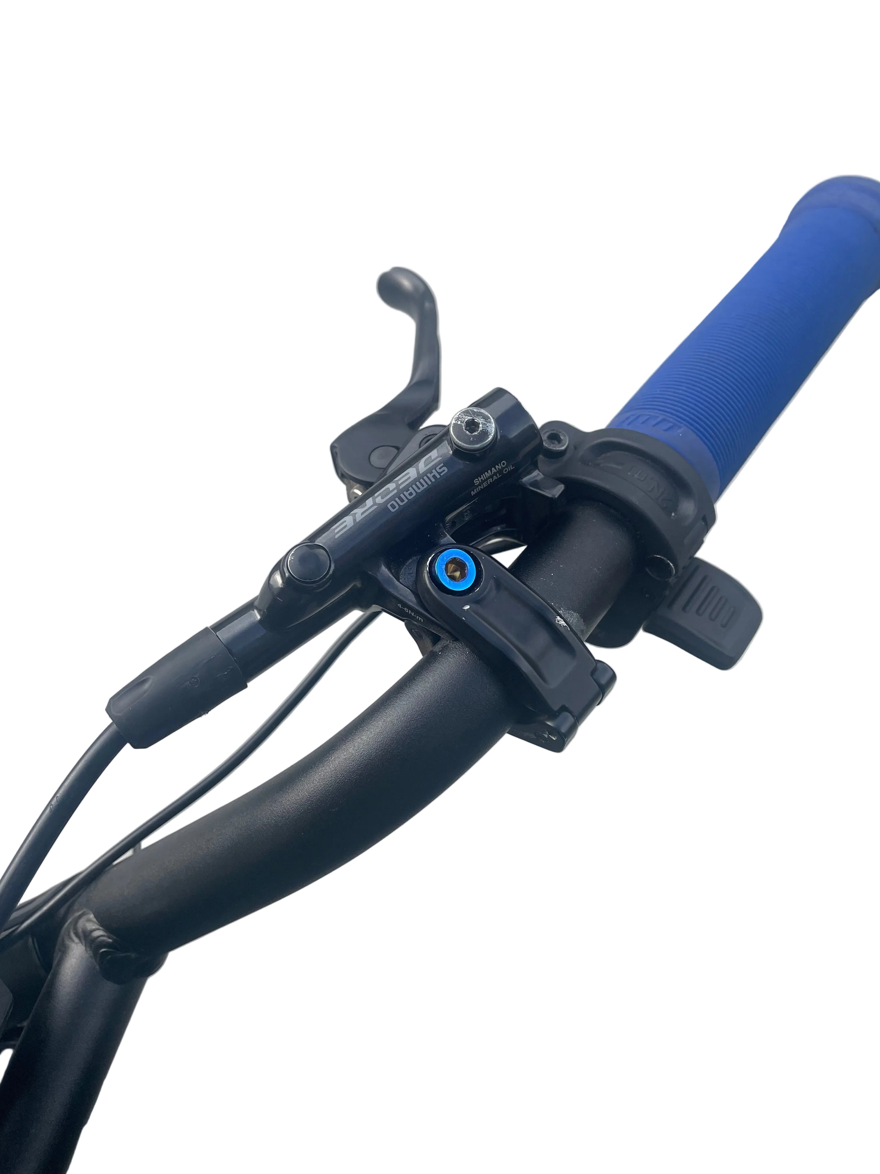 Titanium brake lever bolt for Shimano brake assemblies on e-motos