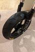 Supermoto wheel set with rotors and sprocket for e-moto
