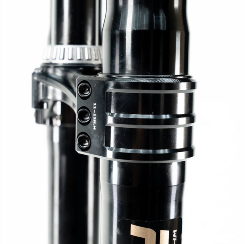 RFloXa suspension bundle for e-moto — fork and shock detail