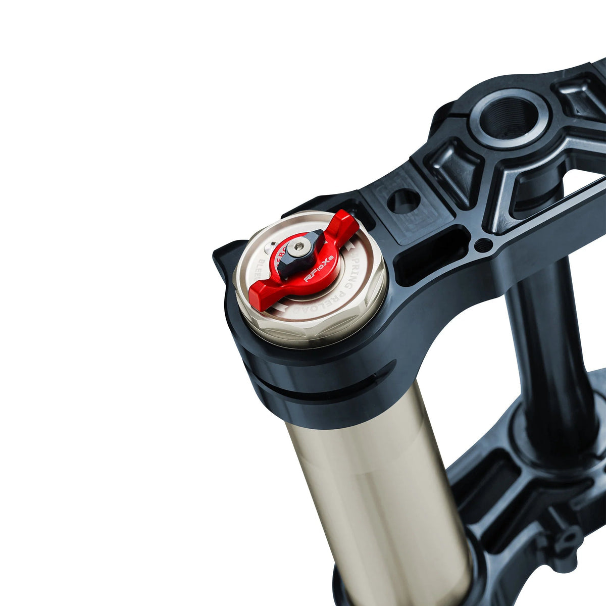 RFloXa Ultra 43 inverted fork for Sur-Ron Ultra Bee — lower clamp
