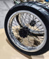 Complete 17in E-Moto Super Moto Wheelset (Chrome/Black) - 79Bike/Surron/E-Ride/Ventus